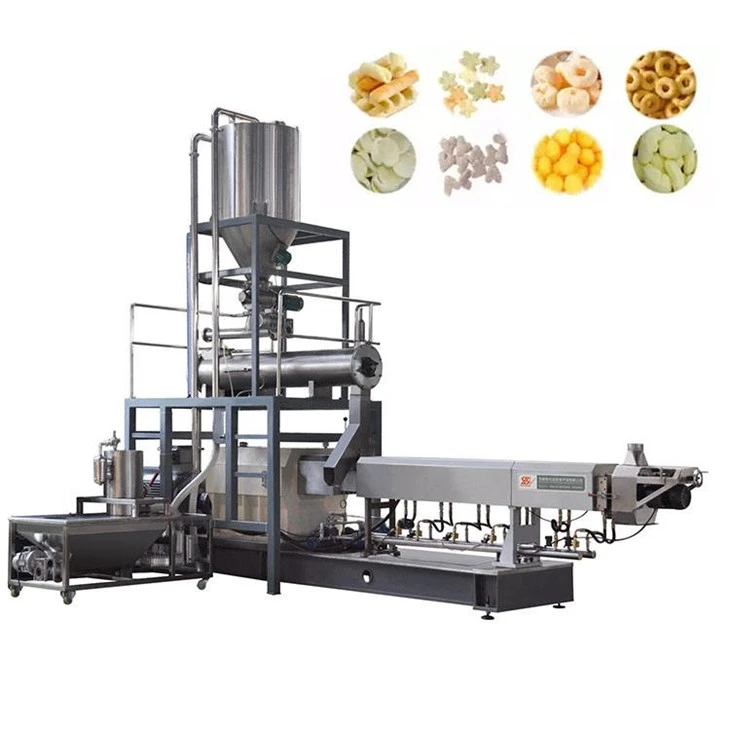 Automatic Corn Snack Extruder Process Machine