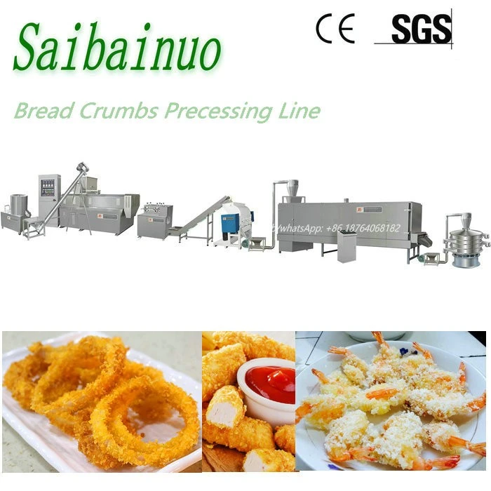 Automatic Panko Bread Crumbs Production Machine Line